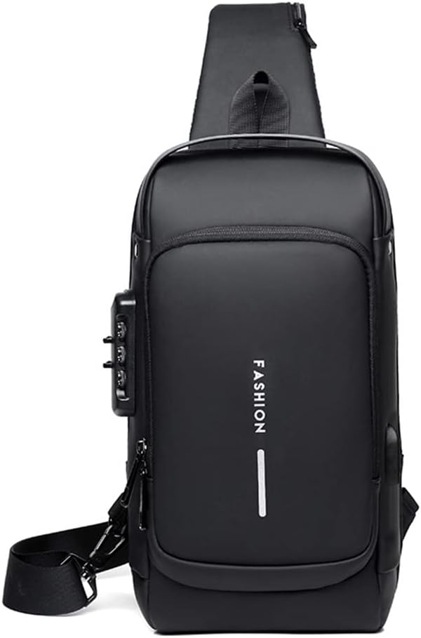 Bolso cruzado antirrobo negro