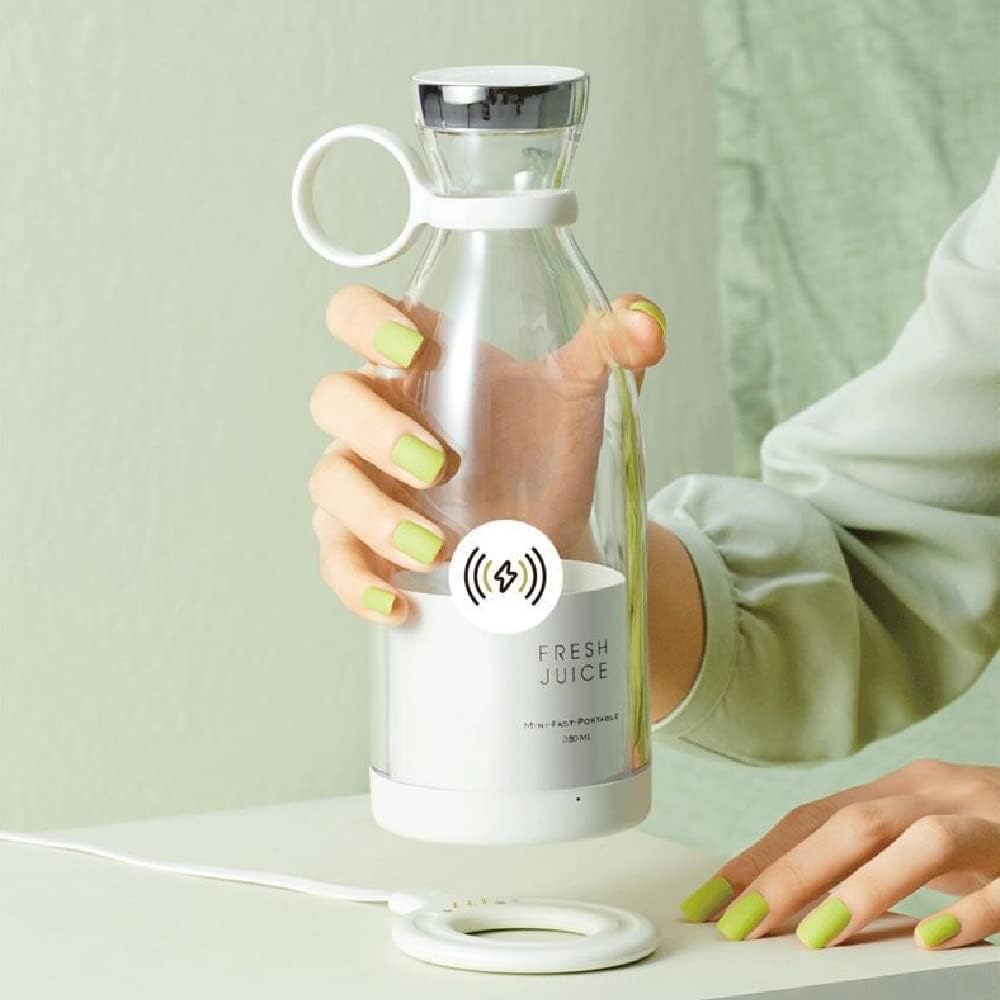 Mini licuadora de vaso portatil blanco