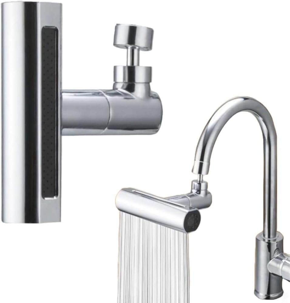 ¡Oferta: 2x1: Grifo giratorio con cascada para extensión 4en1