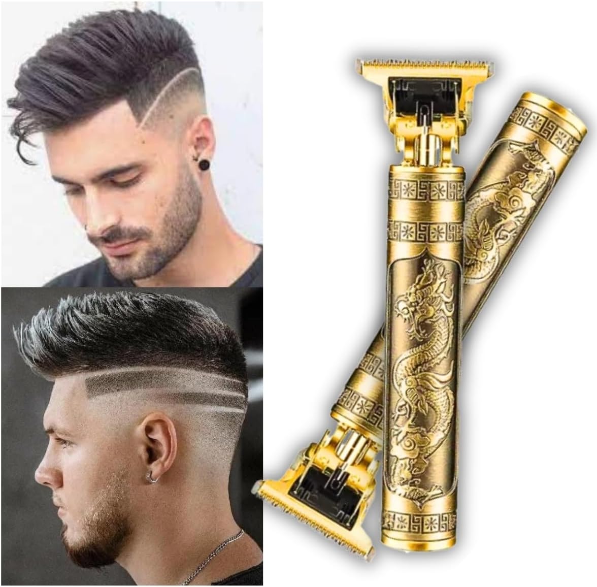 🐉 Maquinilla Cortapelo – Edición Dragón (Oro)