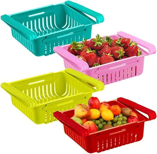 Organizador de cajones de plástico para nevera ( colores variados )